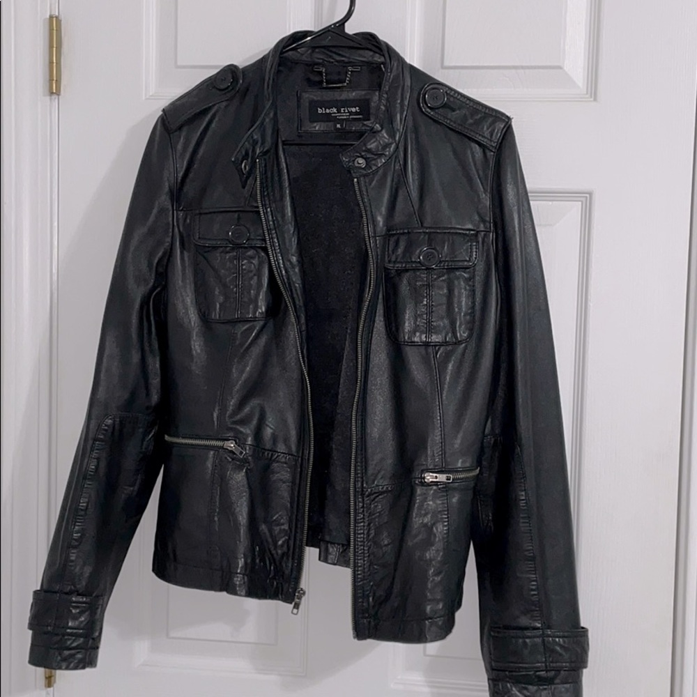 Authentic leather coat